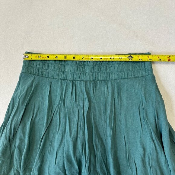 Free People Movement Skirted Ribbed Bike Shorts Size Large Green Athleisure - Picture 2 of 12